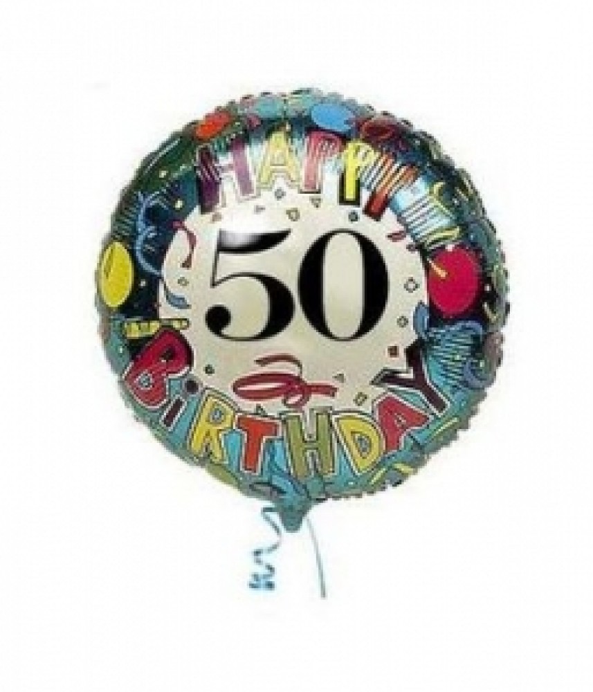 Single foil helium balloon, (any occasion)