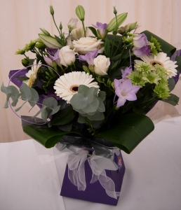 Lilac and Cream Bouquet 1